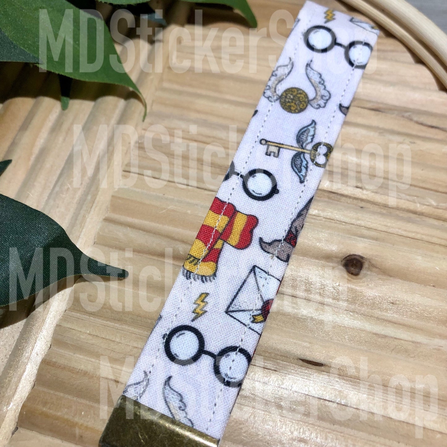 HP Icons Print Fabric Keychain, Key Fob