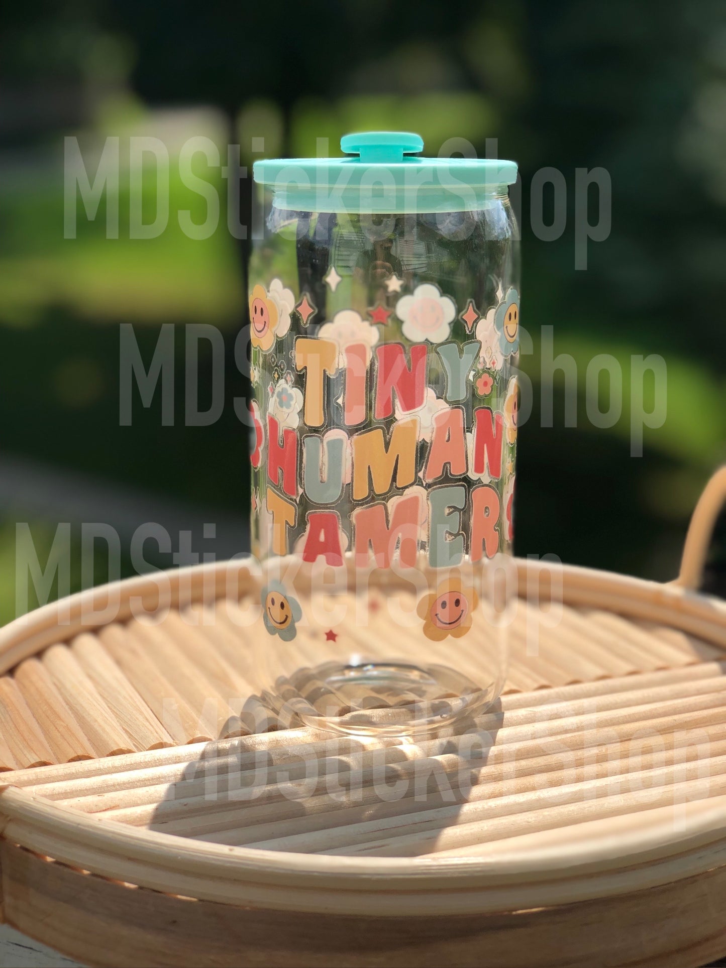Tiny Human Tamer Beer Can Glass Cup