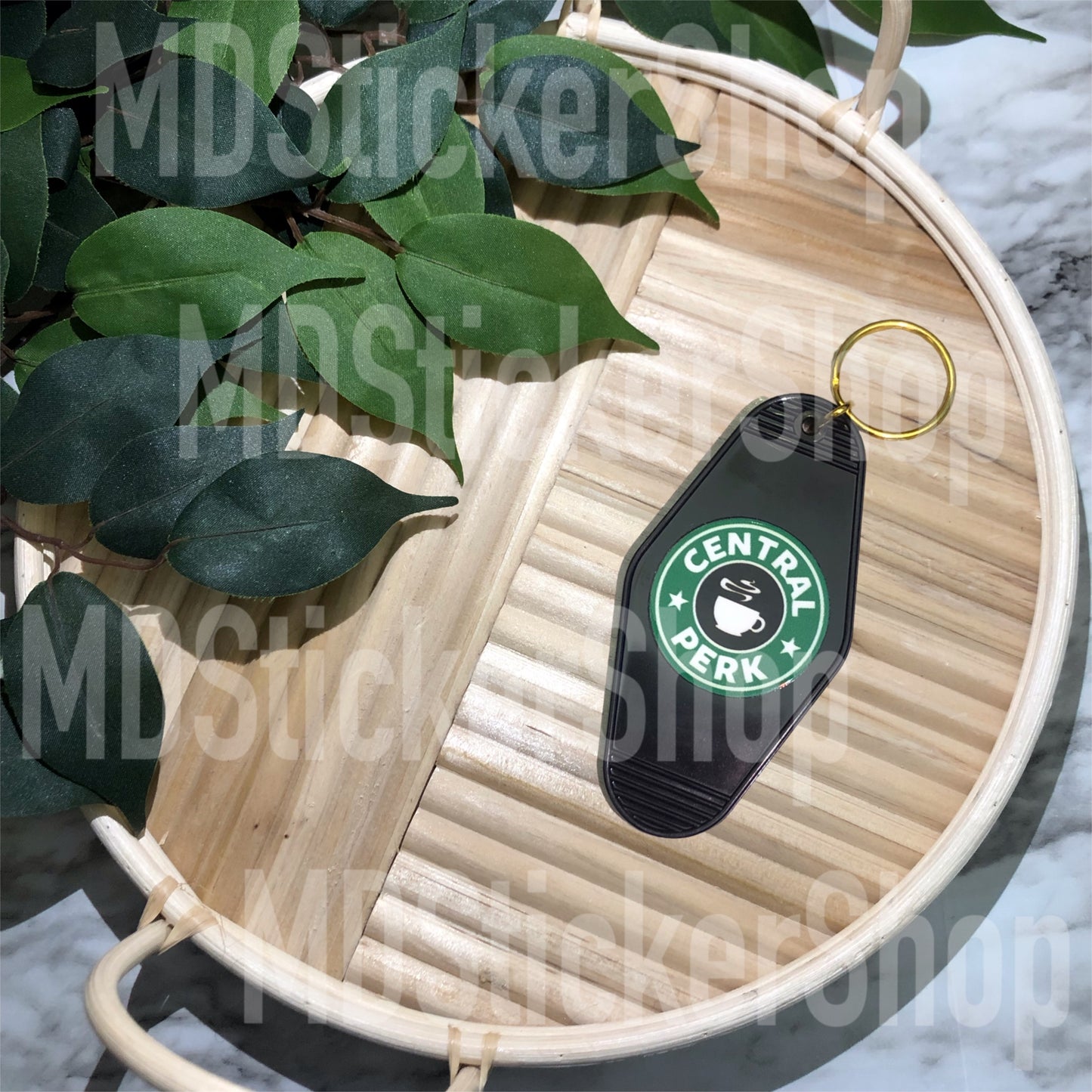 Central Perk Hotel Keychain, Acrylic Keychain