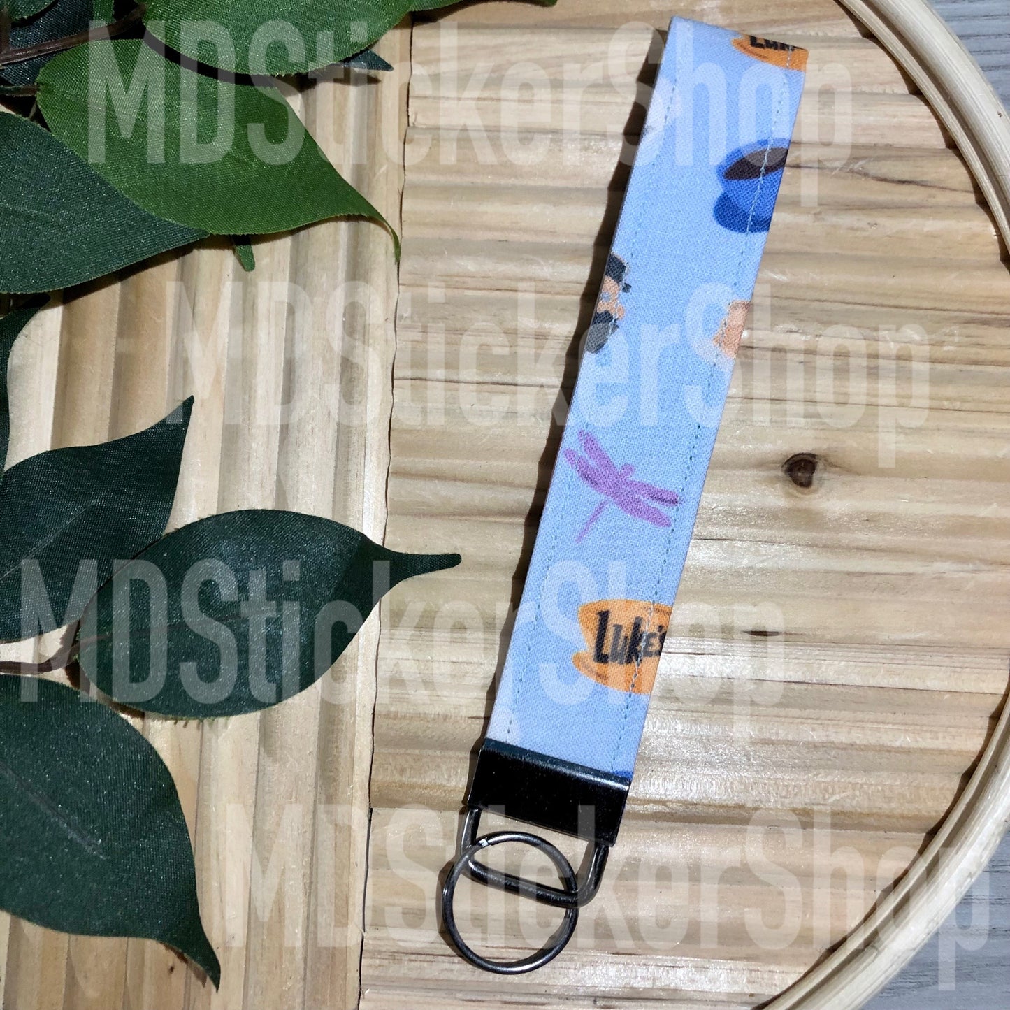 Gilmore Girls Print Fabric Keychain, Key Fob