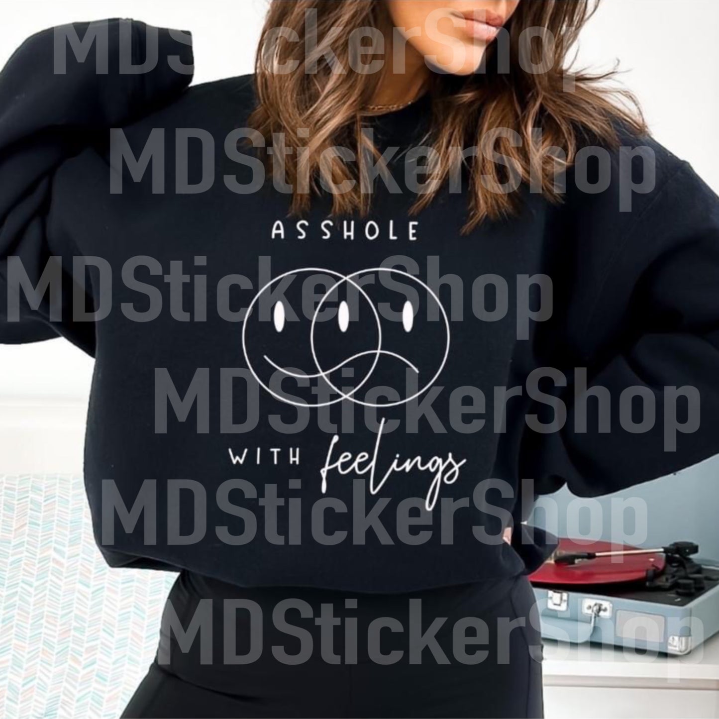 Asshole With Feelings Tee/Sweatshirt