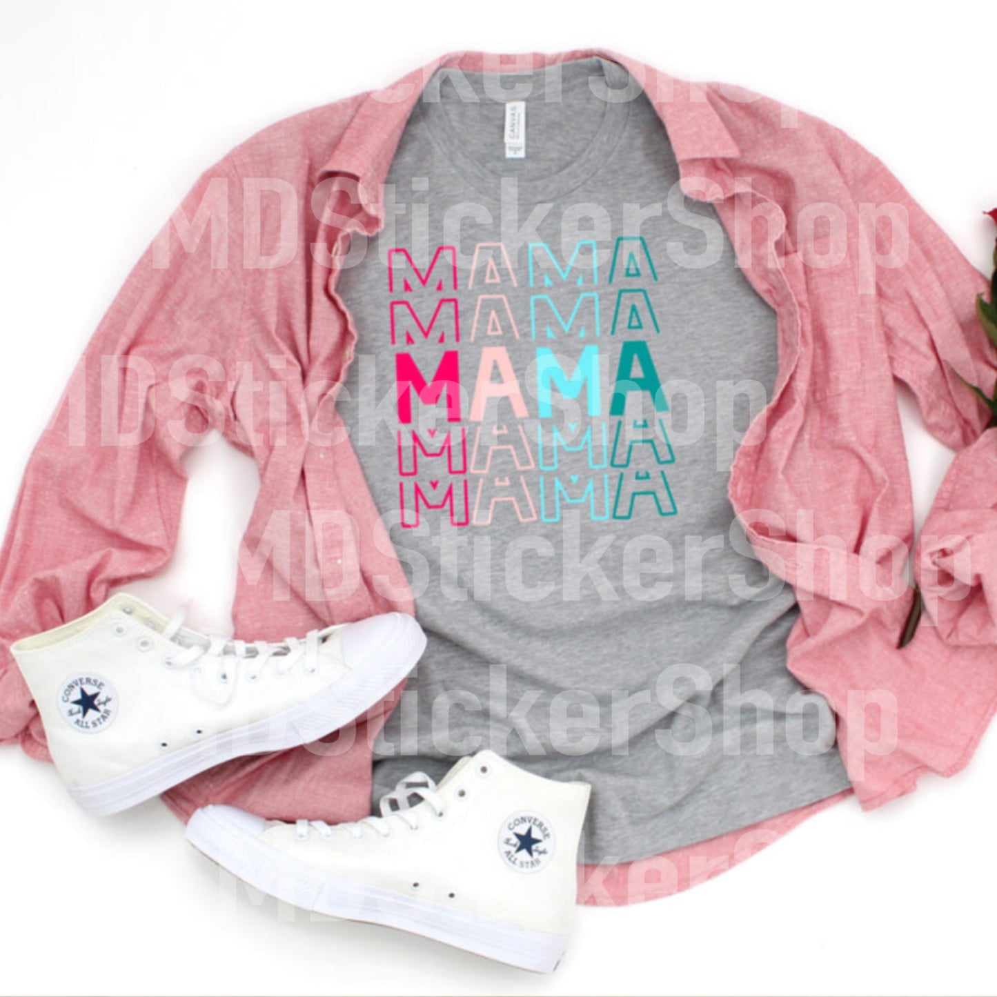 Stacked Mama Tee