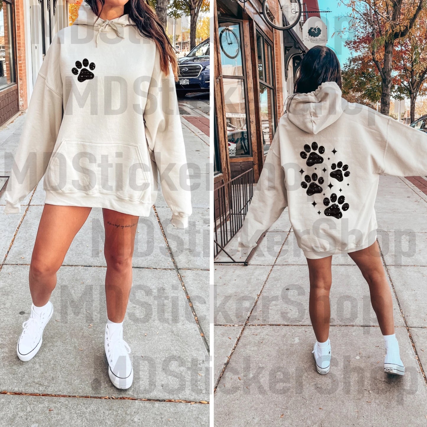 Paw Print Tee/Hoodie