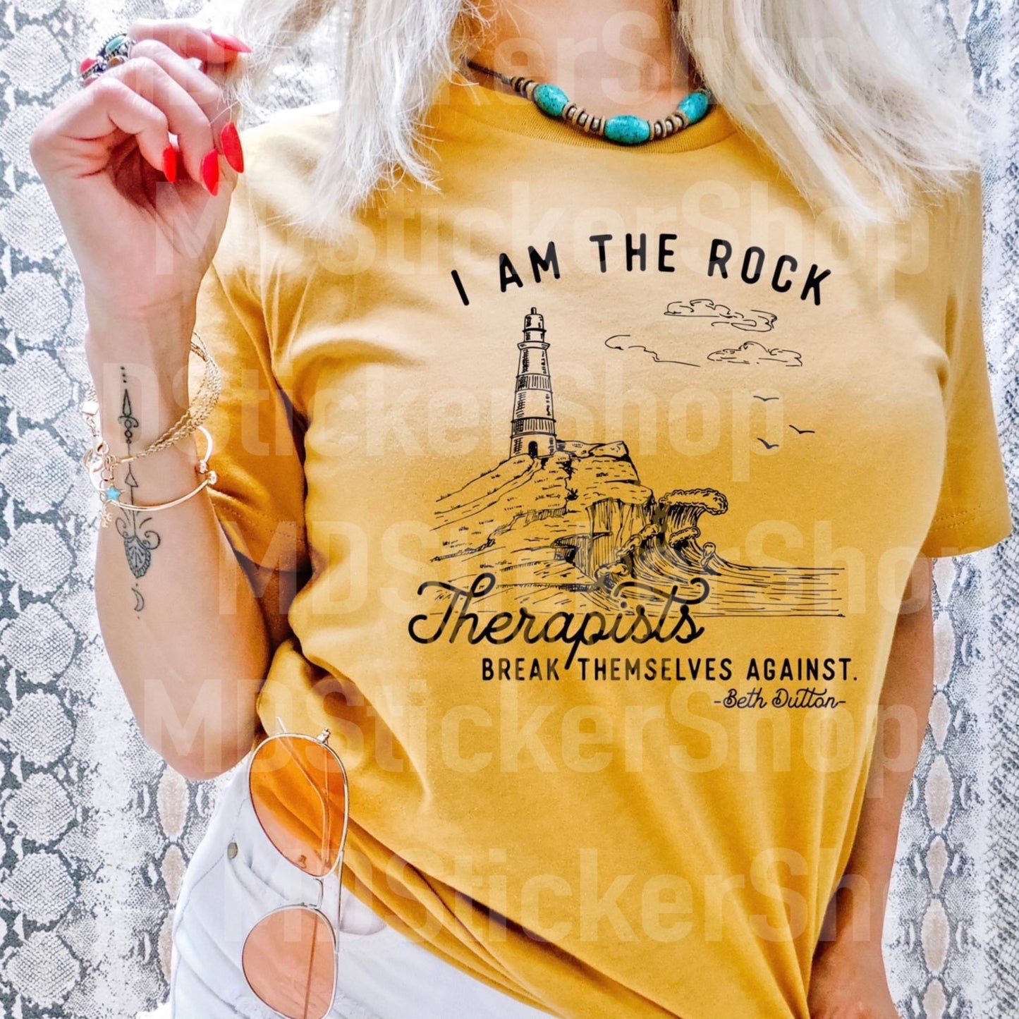 I Am the Rock Beth Dutton Tee