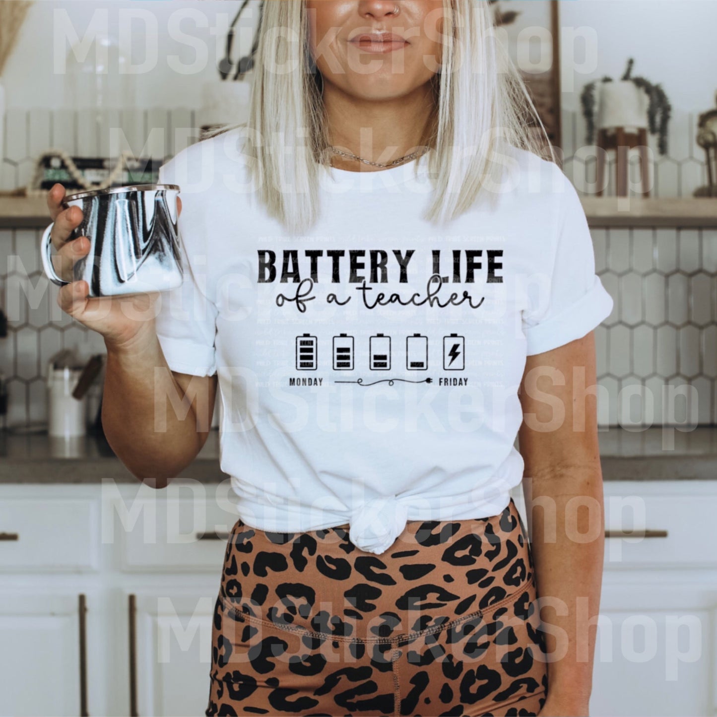 Battery Life of a Teacher Tee