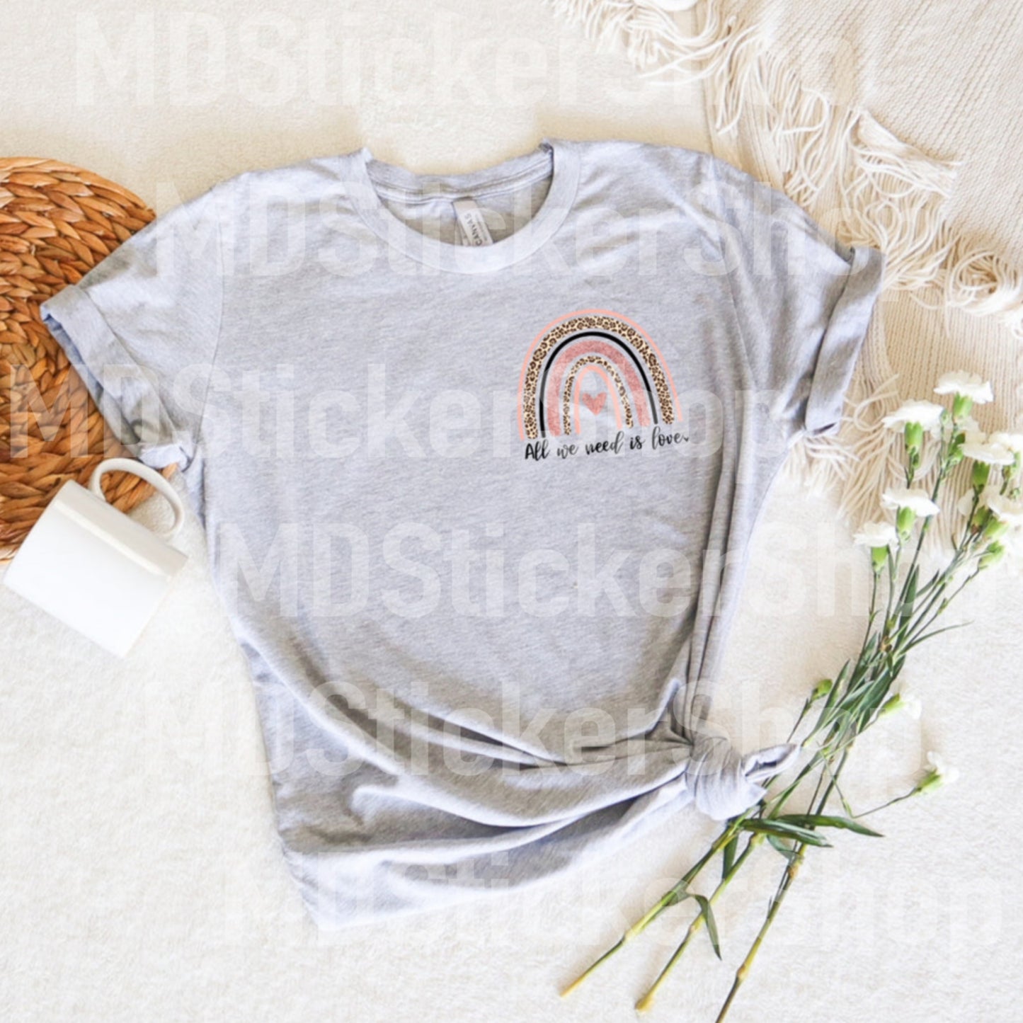 All We Know is Love Rainbow Tee