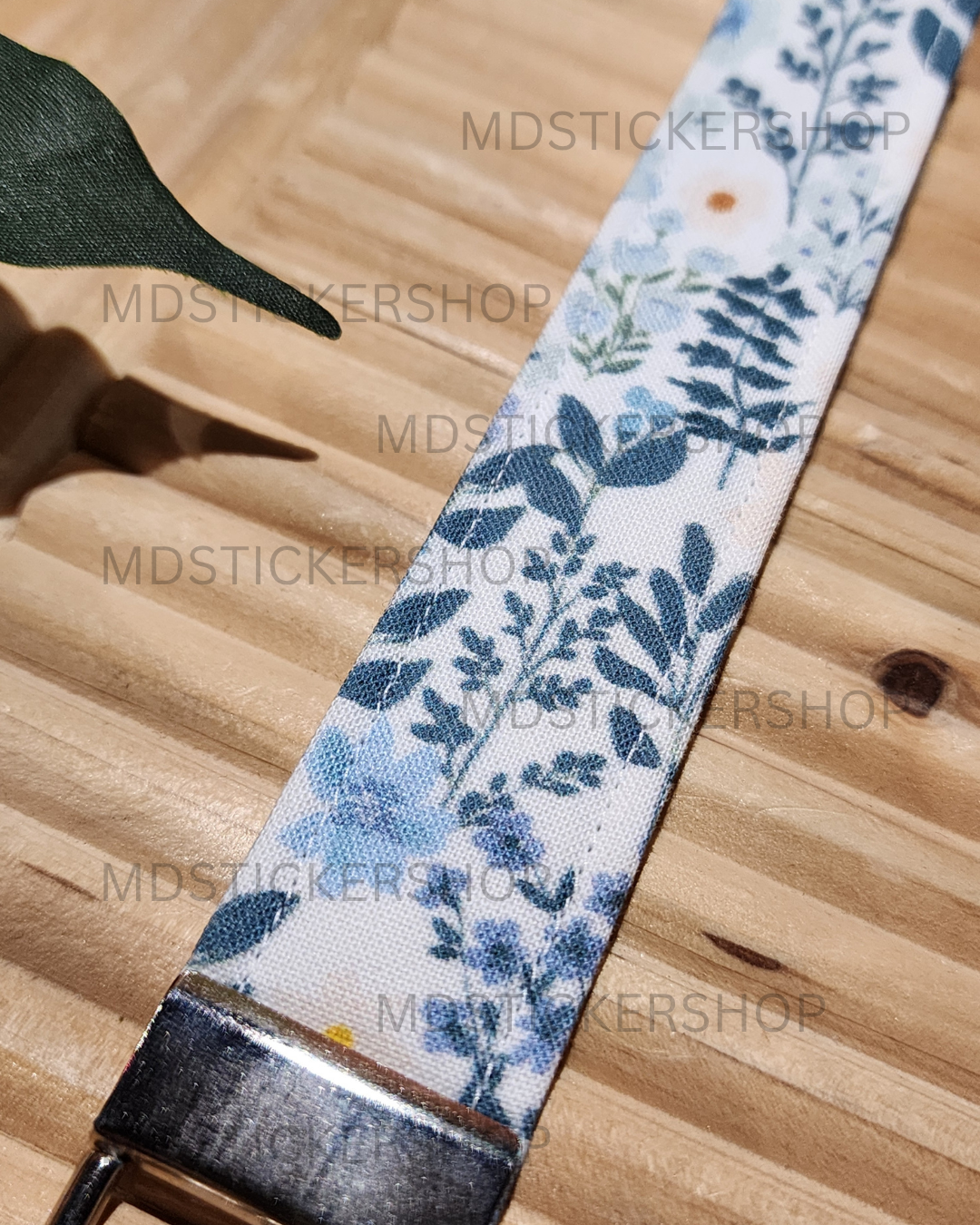 Amelia Floral Print Fabric Keychain, Key Fob