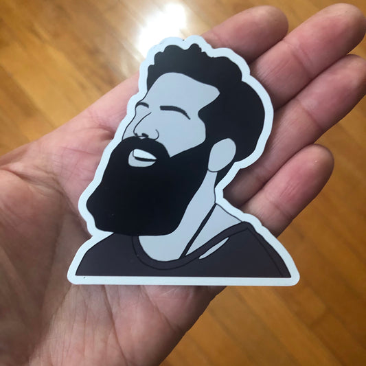 Jordan Davis Black and White Silhouette Magnet