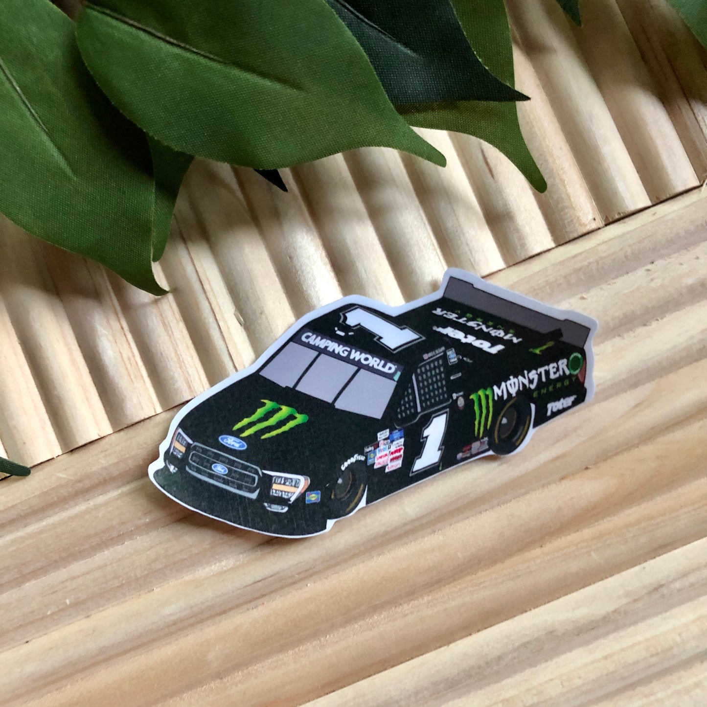 Hailie Deegan #1 NASCAR Truck Series Truck Vinyl Sticker, NASCAR Truck Driver