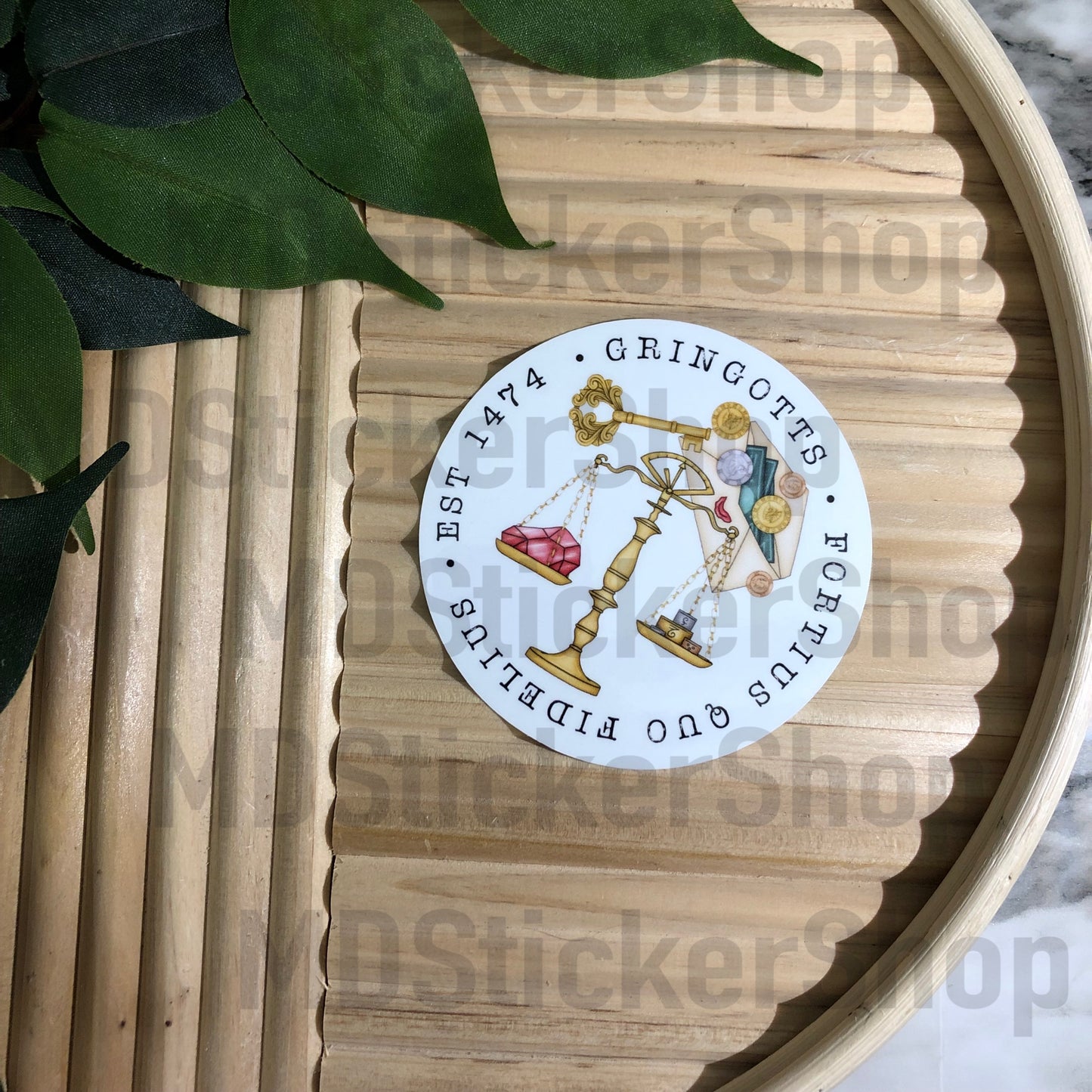 Gringotts Est 1474 Vinyl Sticker