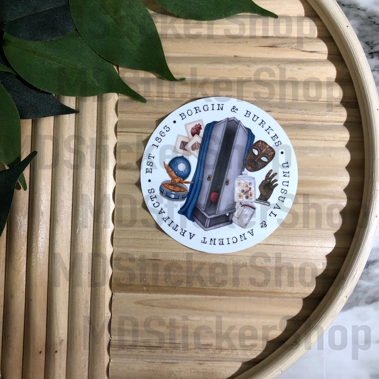 Borgin & Burkes Est 1863 Vinyl Sticker