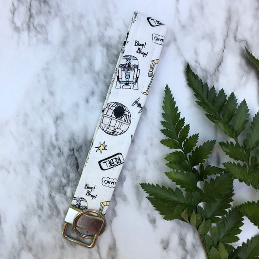 Star Wars Print Wristlet Keychain, Key Fob