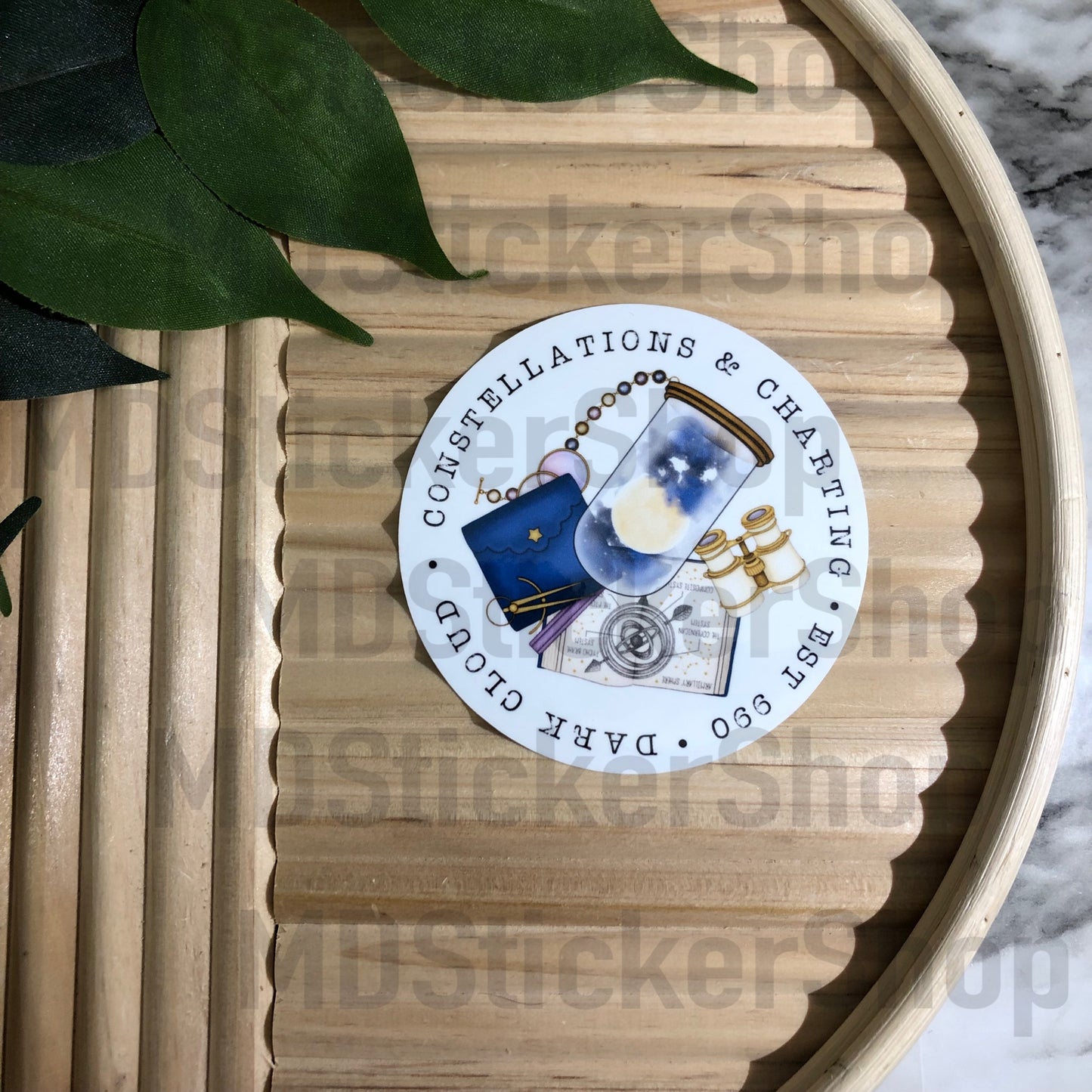 Dark Cloud Est 990 Vinyl Sticker