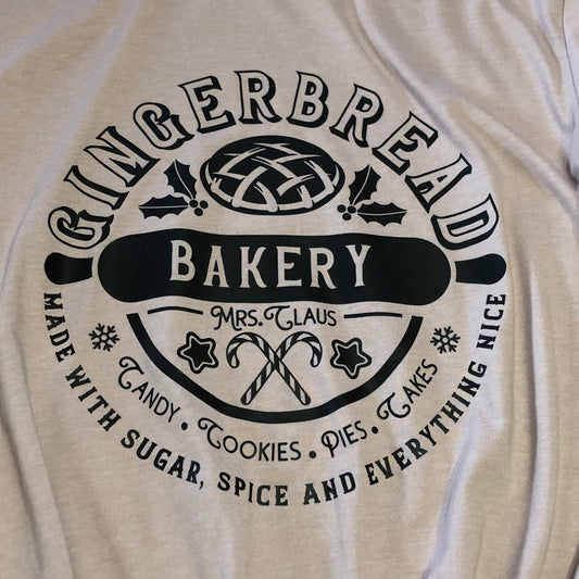 Gingerbread Bakery Heather Pink Gravel Tee