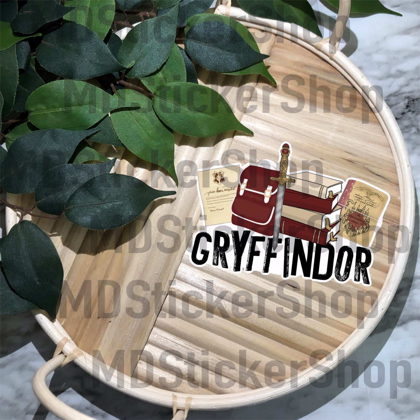 Red House Vinyl Sticker