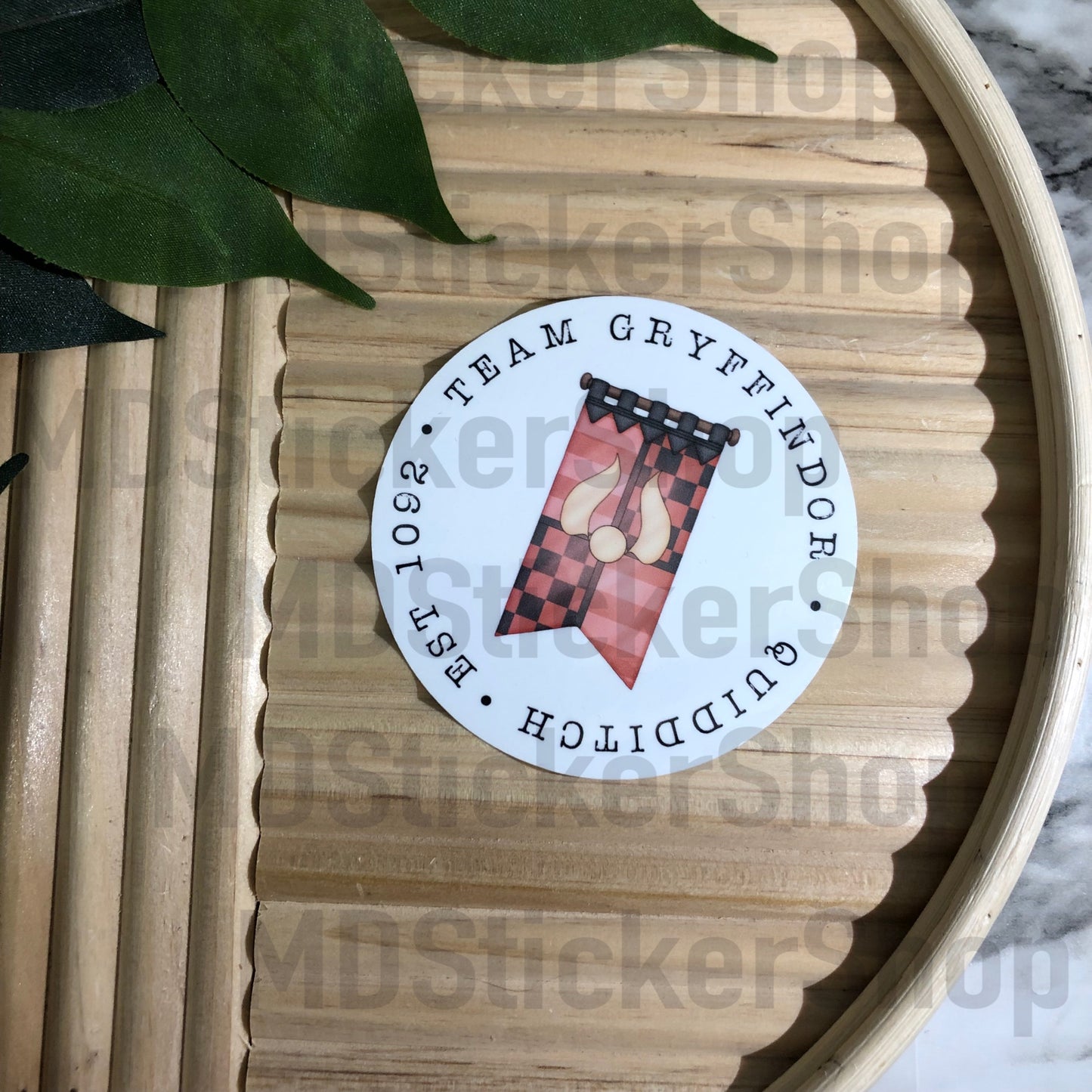 Red Team Quidditch Est 1092 Vinyl Sticker