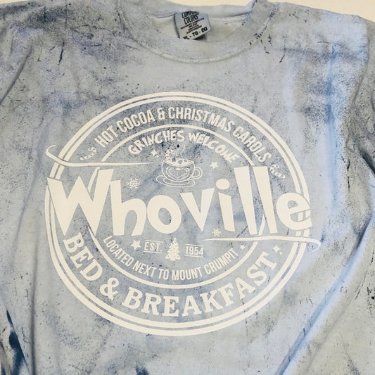 Whoville Bed & Breakfast Ocean Blue Tee
