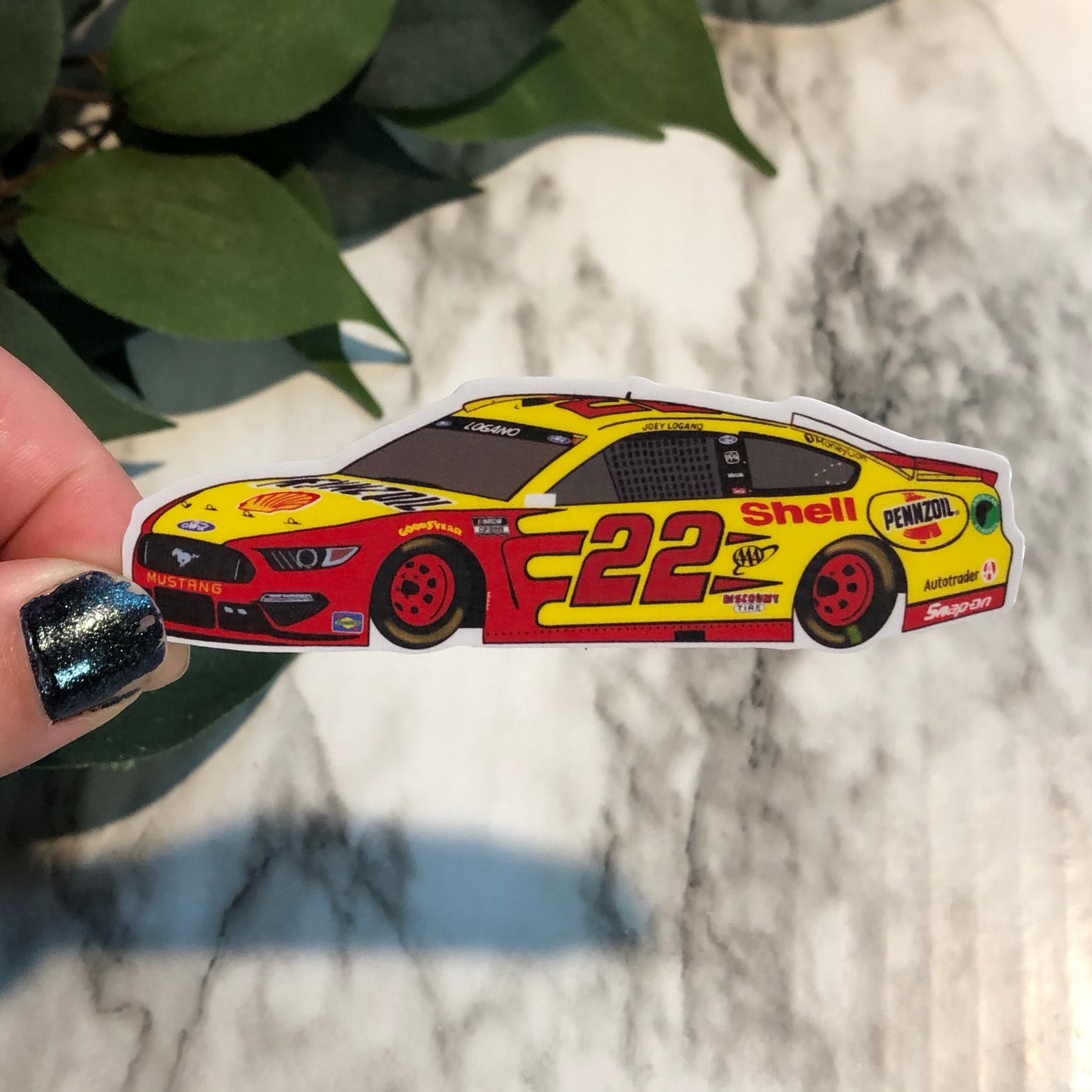 Joey Logano #22 NASCAR Cup Series 2021 Car Vinyl Sticker