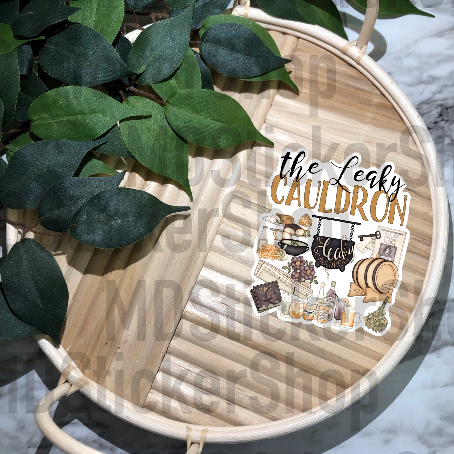 Leaky Cauldron Vinyl Sticker