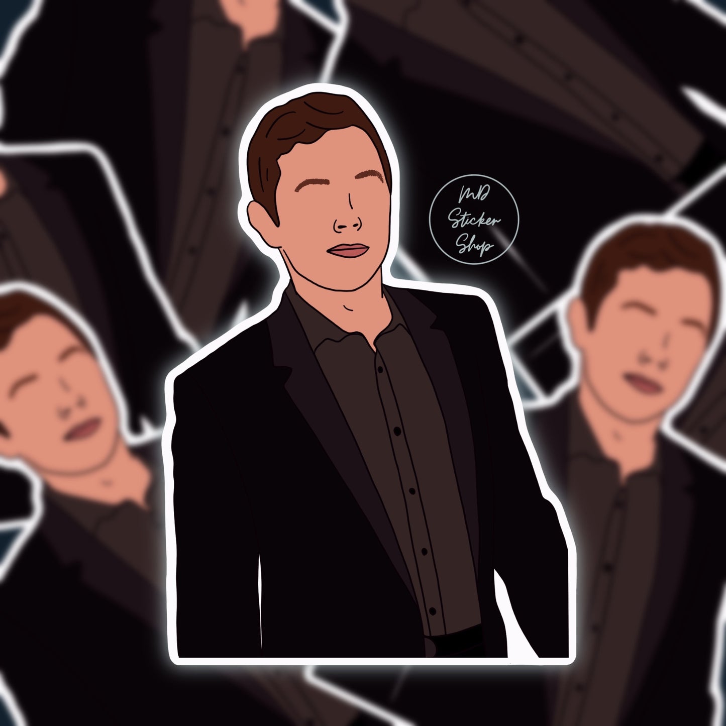 Scotty McCreery Silhouette Vinyl Sticker