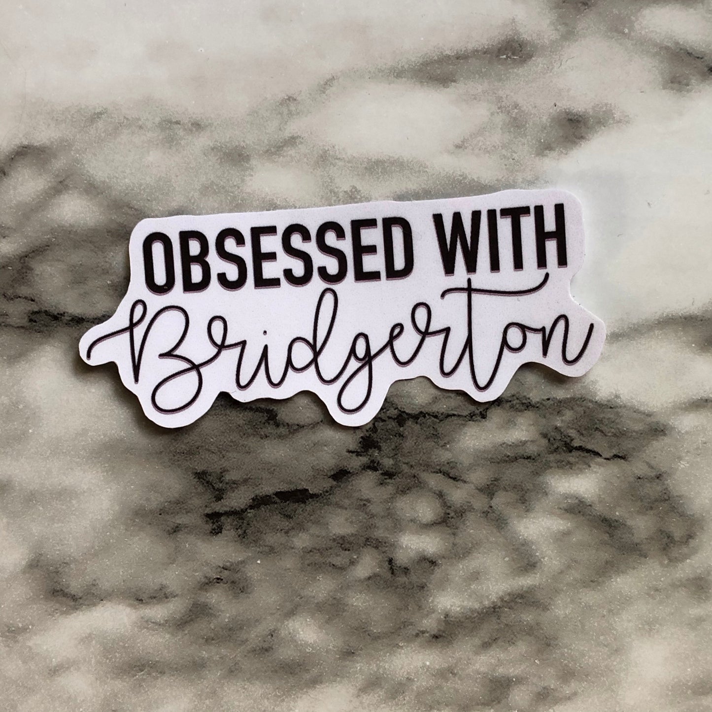 Obsessed With Bridgerton Vinyl Sticker