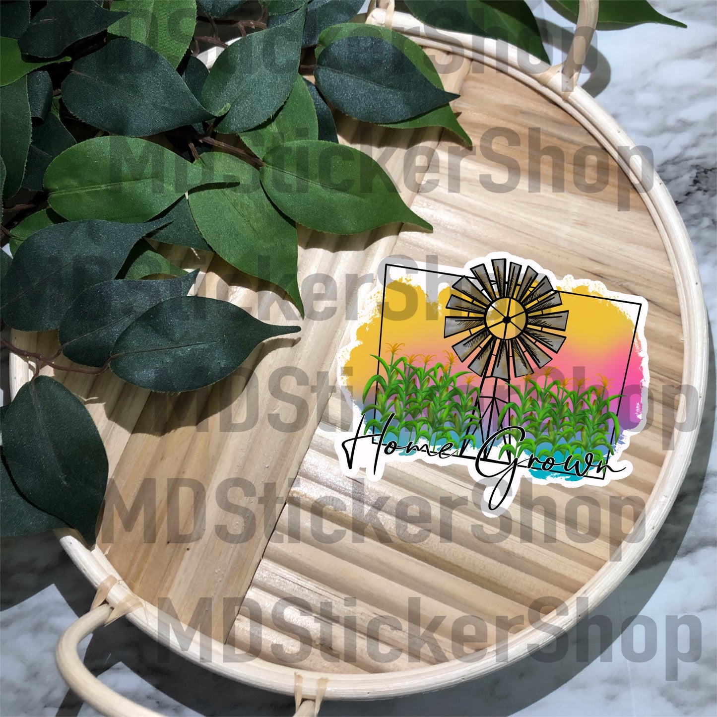 Home Grown Vinyl Sticker