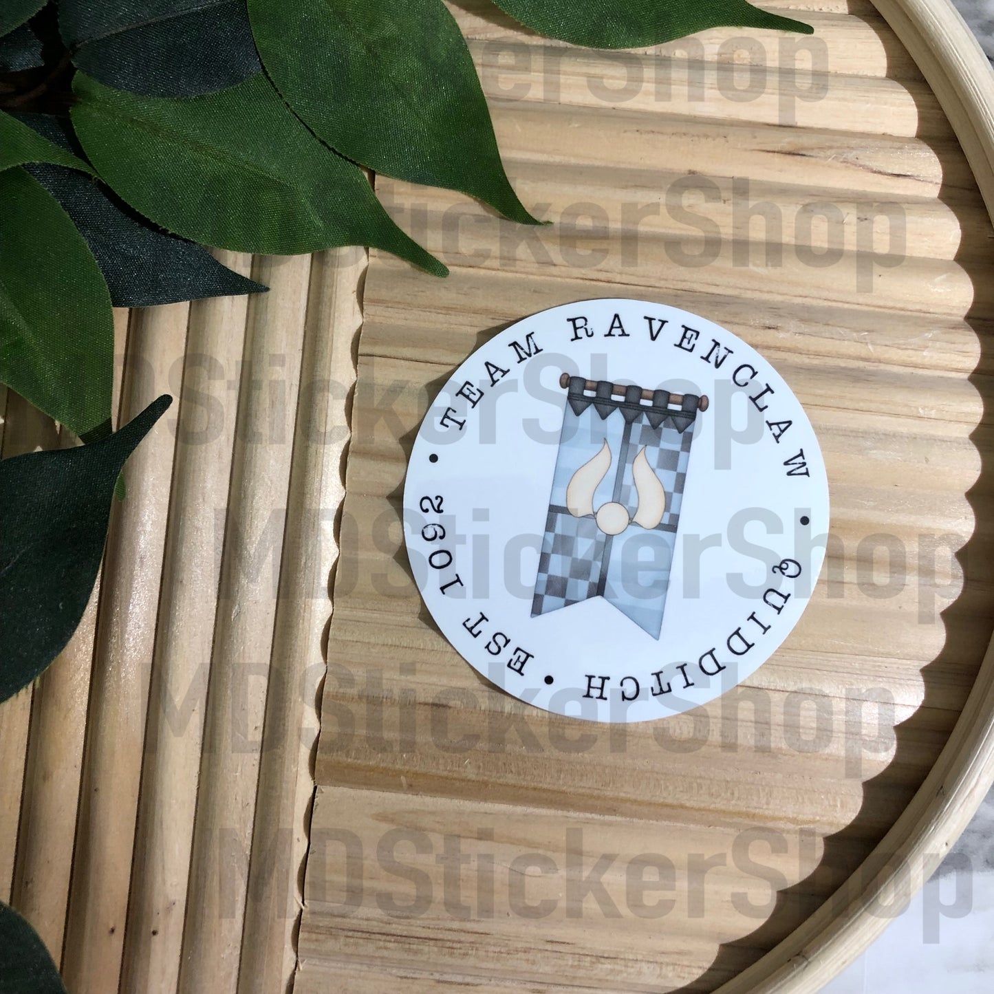 Blue Team Quidditch Est 1092 Vinyl Sticker