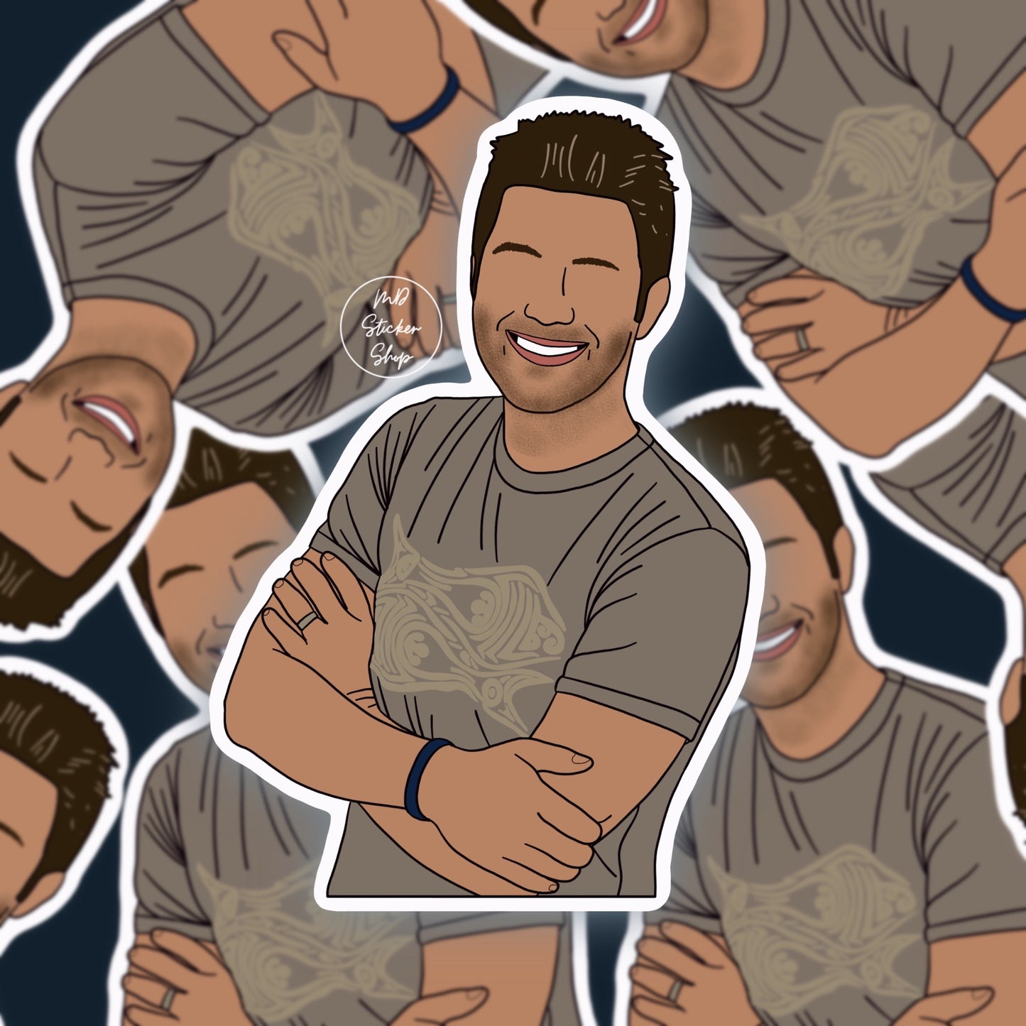 Josh Turner Silhouette Sticker