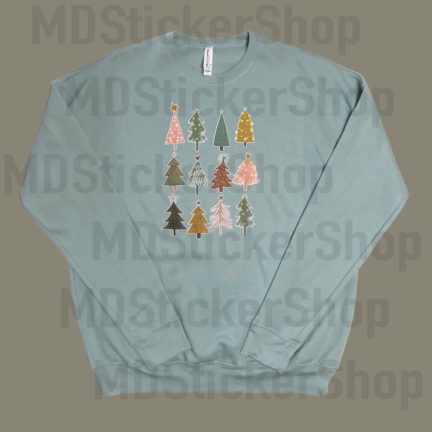 Holiday Trees Crewneck Sweatshirt