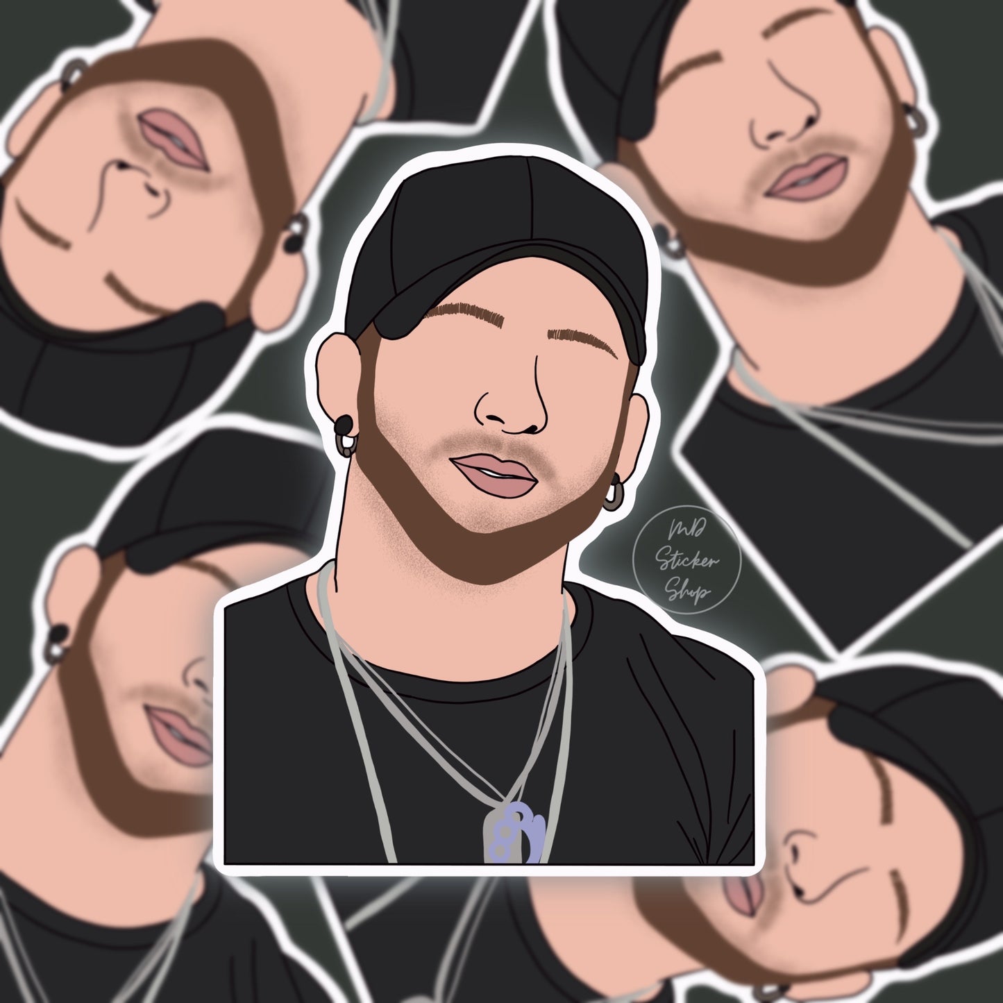 Brantley Gilbert Silhouette Sticker