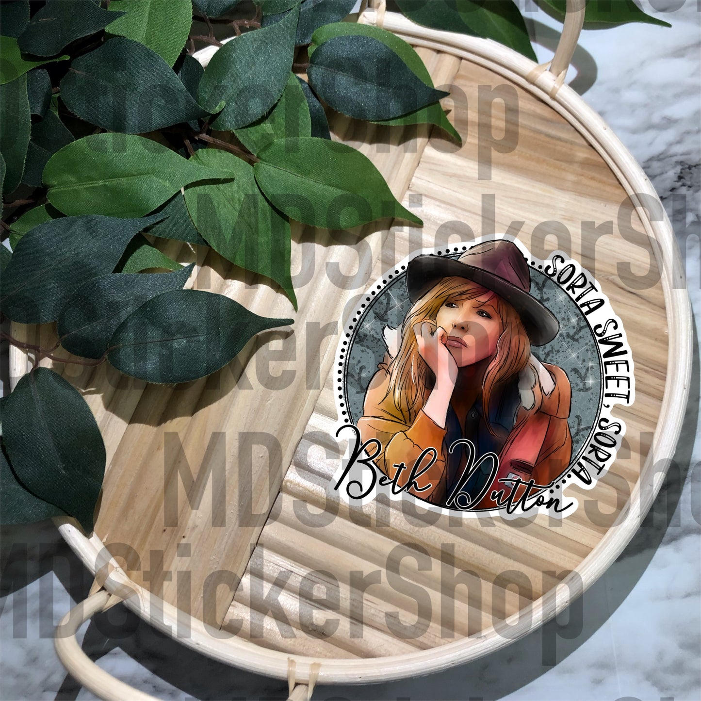 Sorta Sweet Sorta Beth Dutton Vinyl Sticker