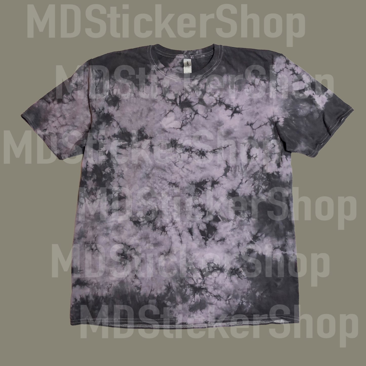 Black Tie Dye Blank Tee