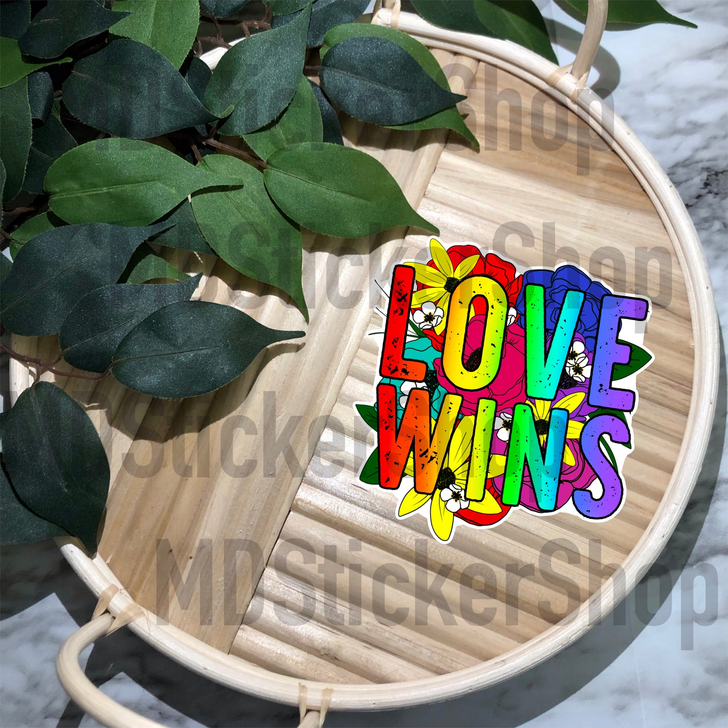 Love Wins Vinyl Sticker