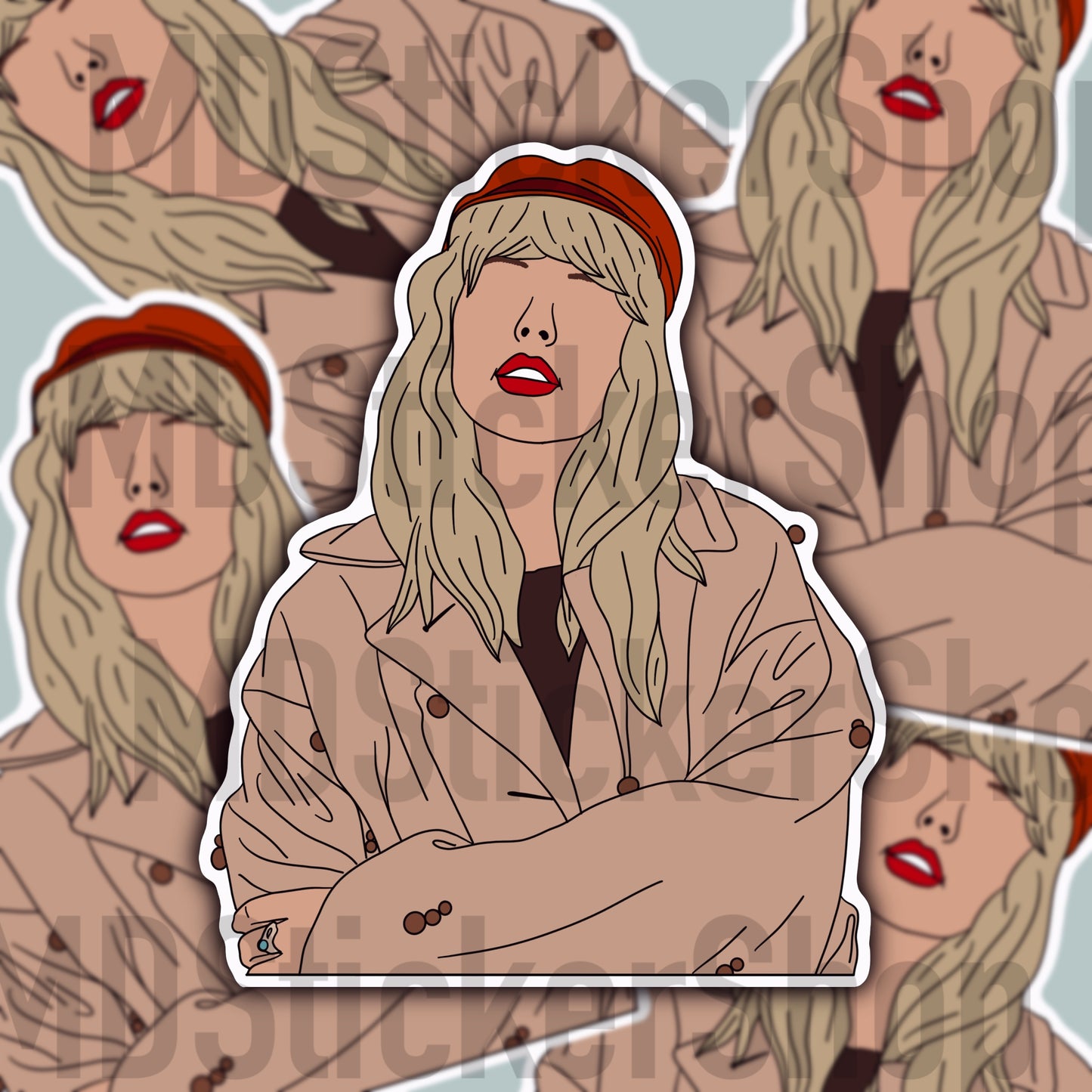 Taylor Swift “Taylor’s Version” Silhouette Vinyl Sticker