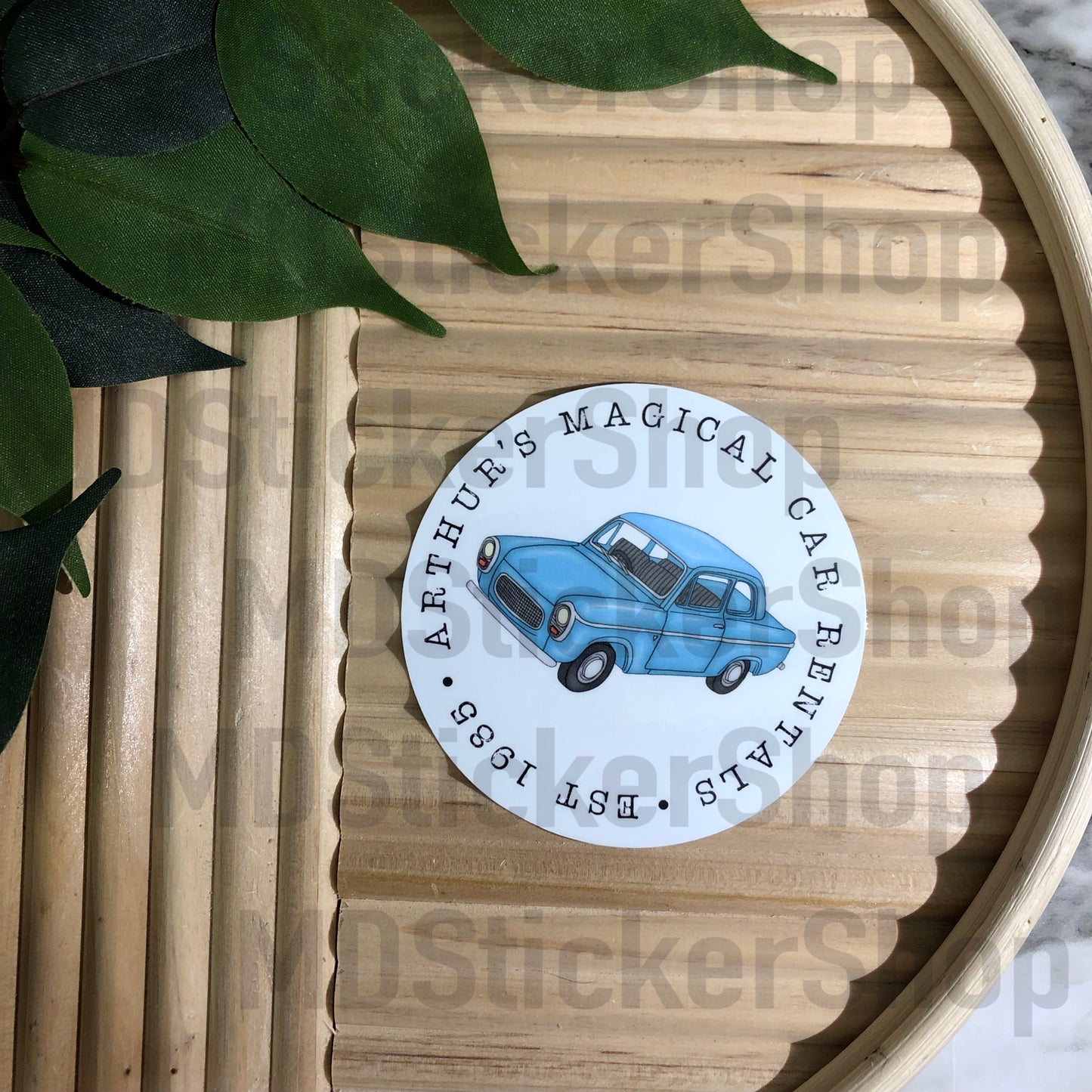 Arthur’s Magical Car Rentals Est 1985 Vinyl Sticker
