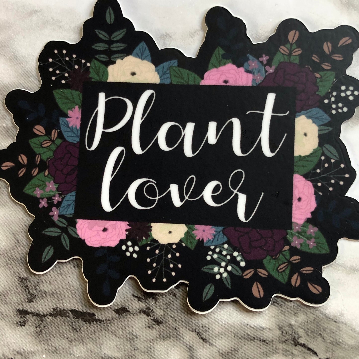 Plant Lover Floral Vinyl Sticker
