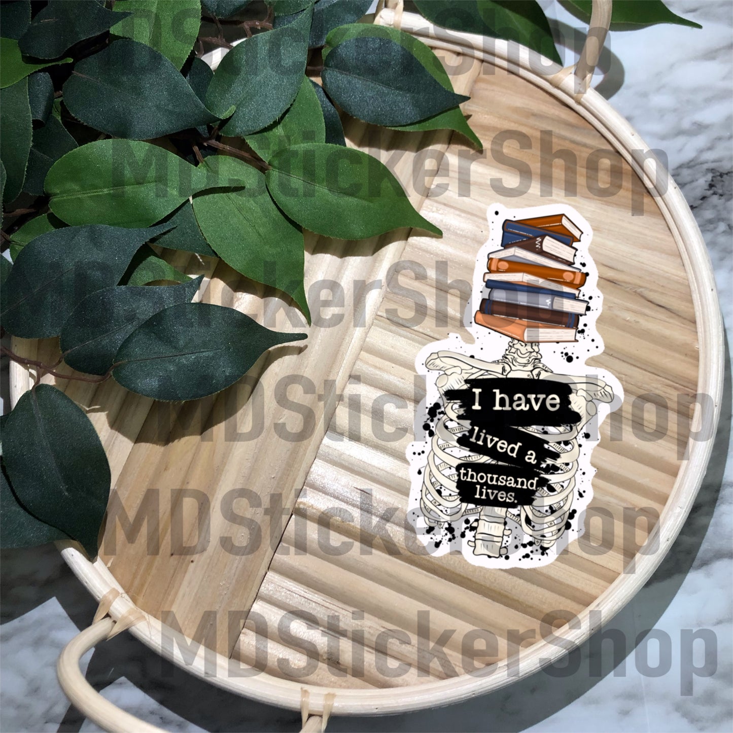 I Have Lived A Thousand Lives Vinyl Sticker