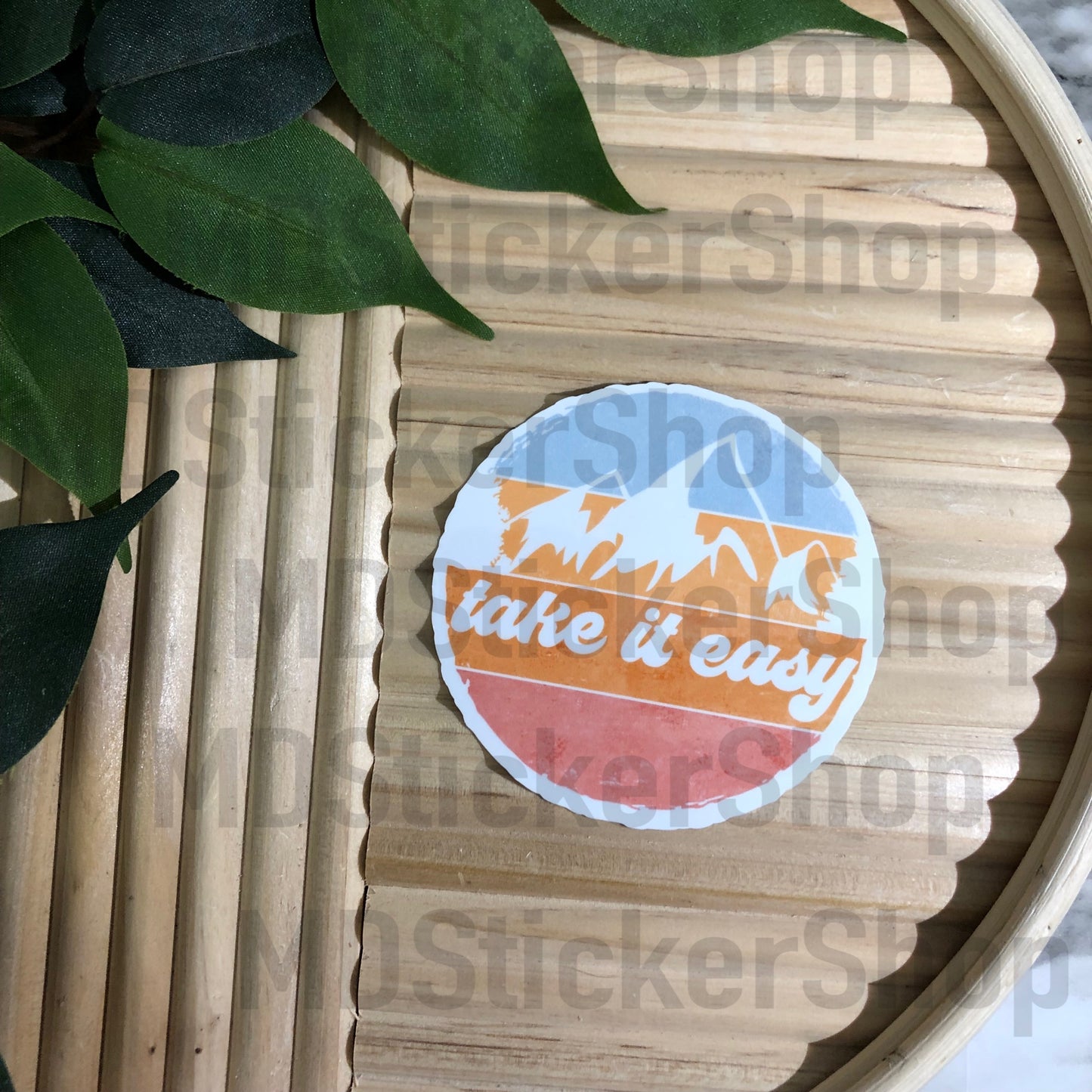 Take It Easy Vinyl Sticker