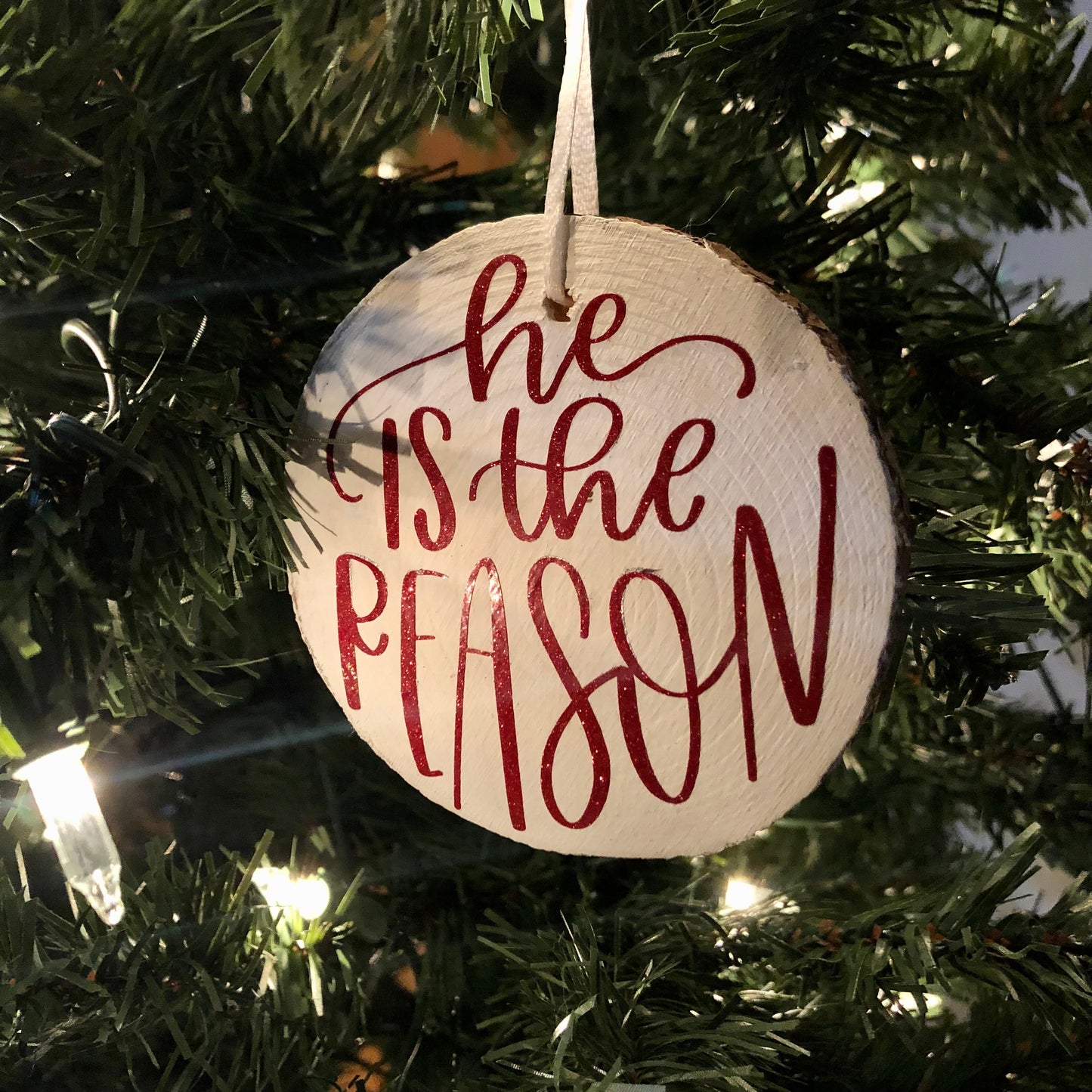 He Is the Reason Wood Ornament