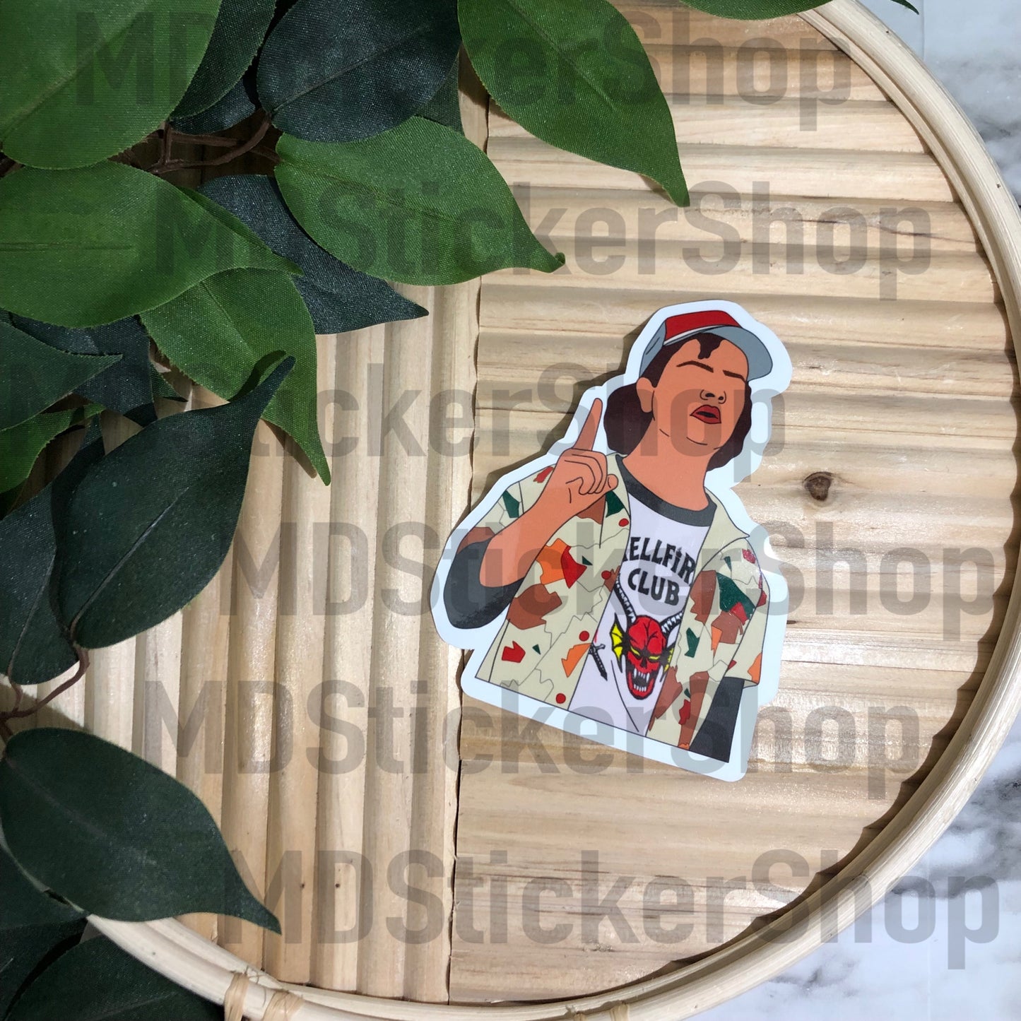 Dustin Vinyl Sticker