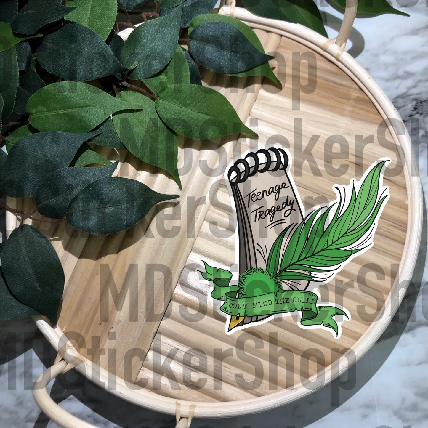 Teenage Tradegy Vinyl Sticker