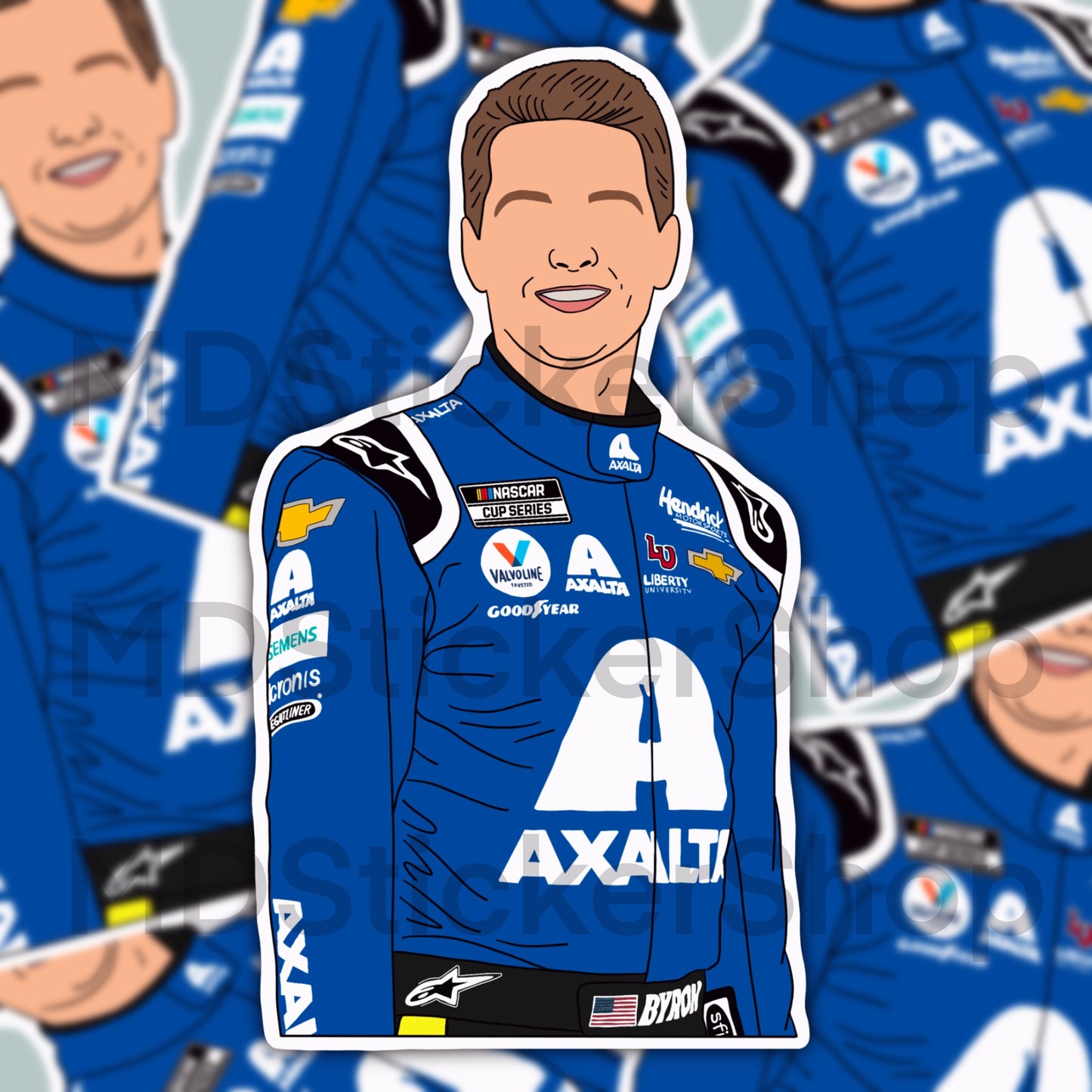 William Byron NASCAR Driver #24 Sticker