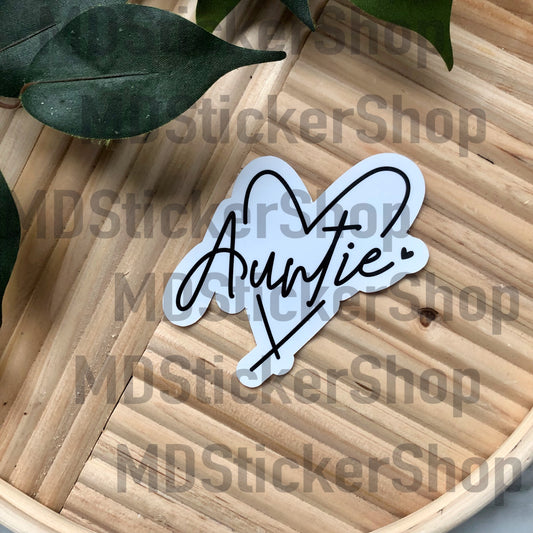 Auntie Vinyl Sticker
