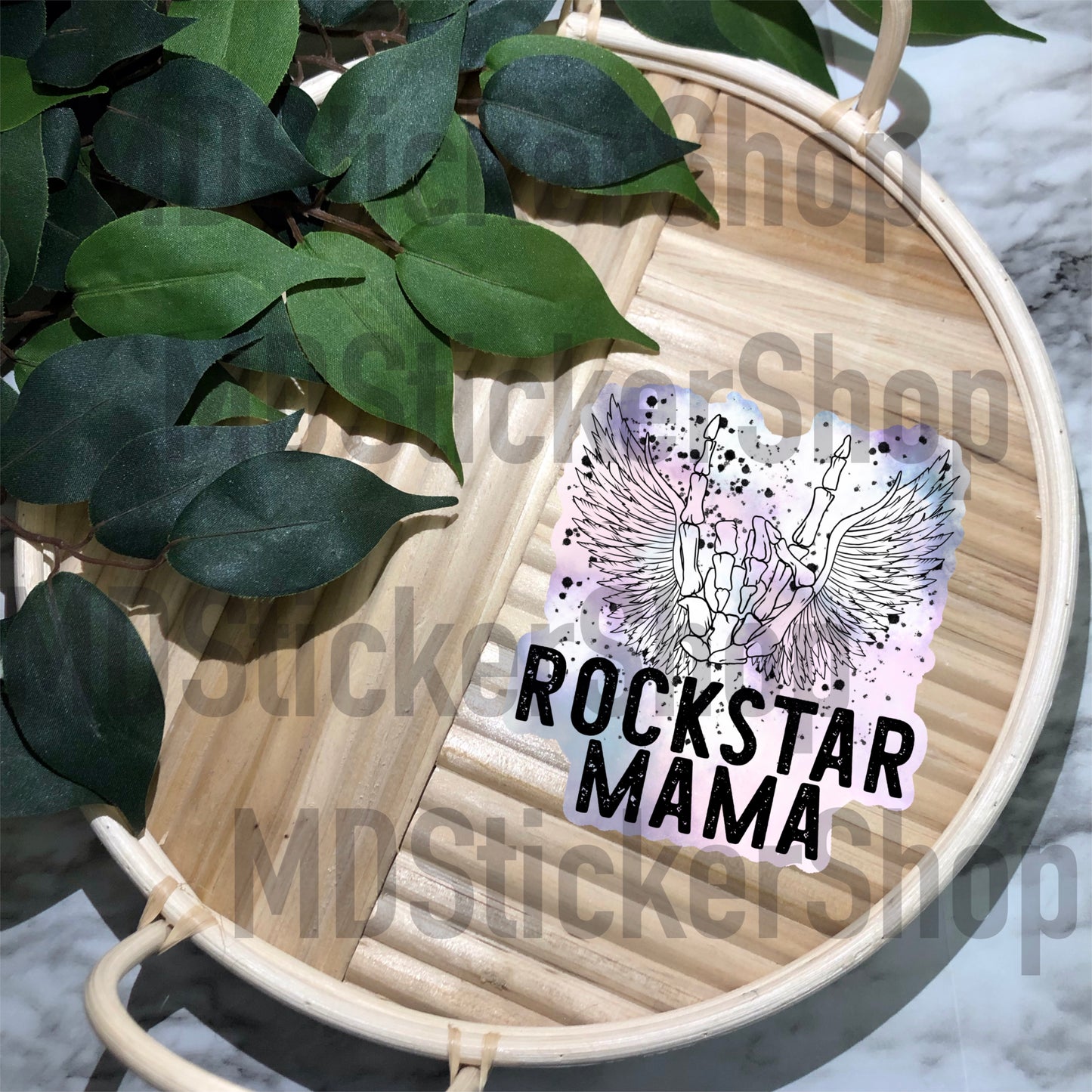 Rockstar Mama Vinyl Sticker
