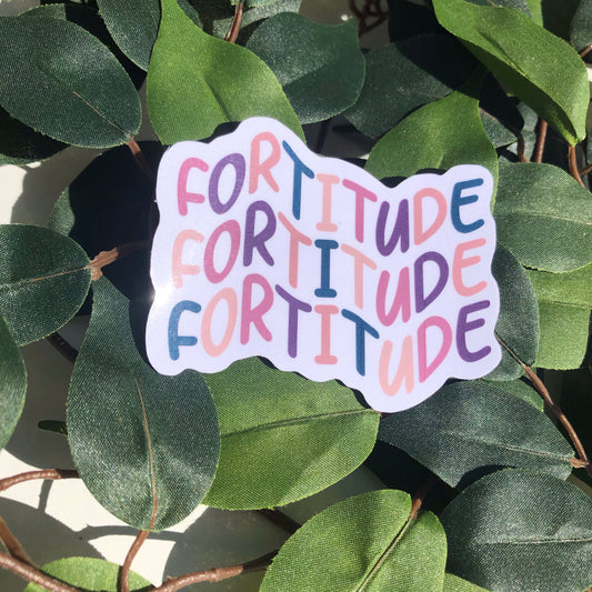 Fortitude x3 Vinyl Sticker