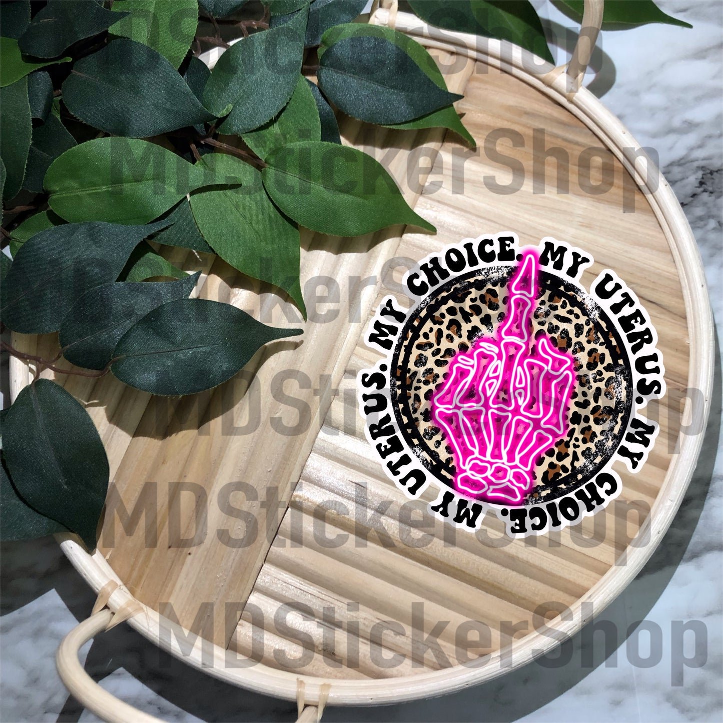 My Uterus My Choice Vinyl Sticker