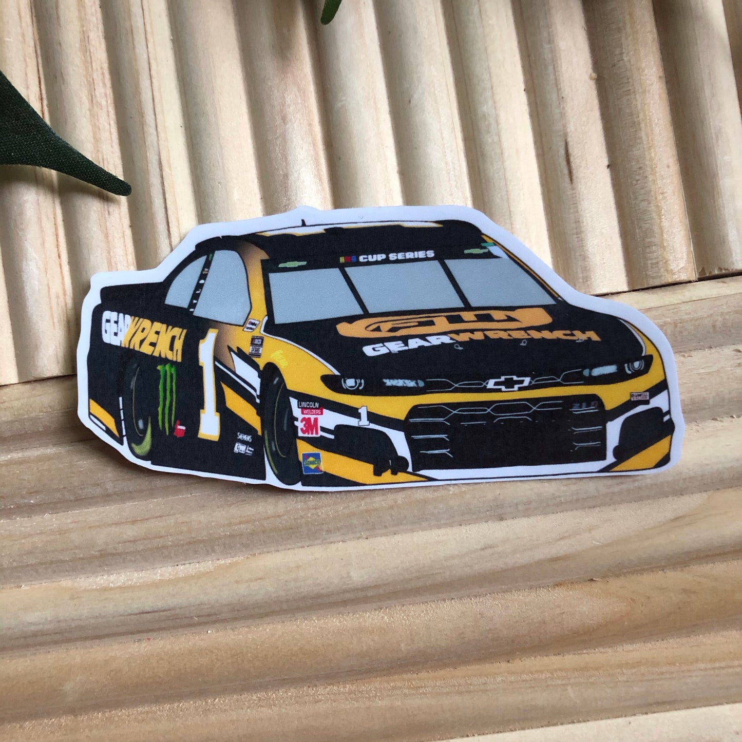 Kurt Busch #1 NASCAR Cup Driver Good Wrench Vinyl Sticker