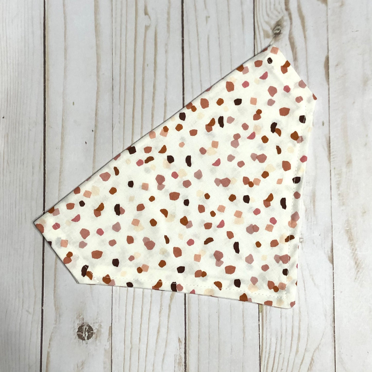 Mauvey Terrazzo Print Fabric Pet Bandana