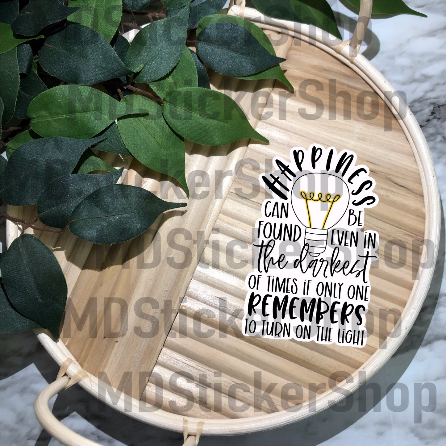 Happiness Can Be Found Vinyl Sticker