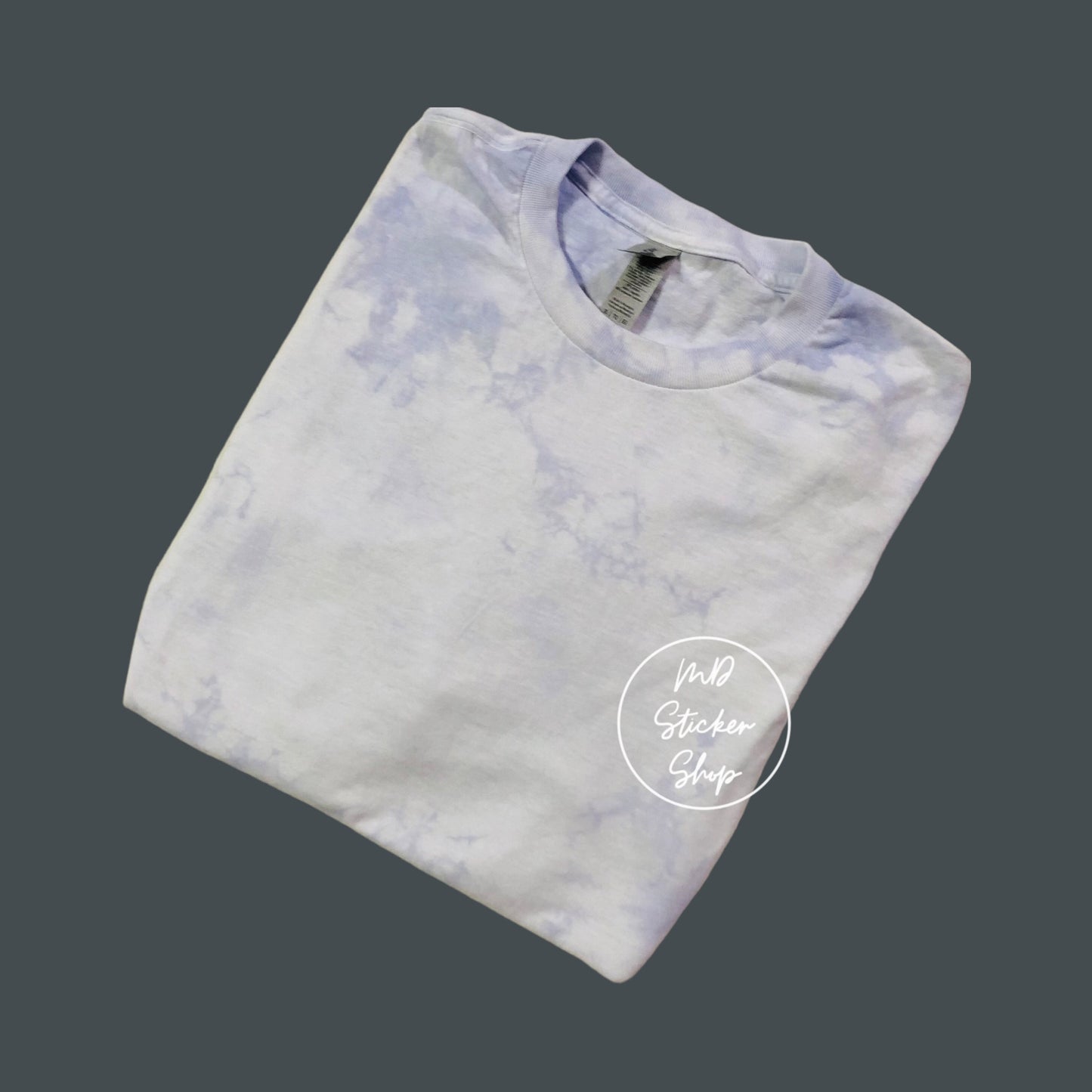 Light Purple Tie Dye Blank Tee